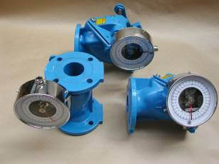 Bild Strömungsschalter der Typen HNK  mit Flanschenausführung dichtschließend  mit
                     gleichzeitiger Rückschlagklappen-Funktion