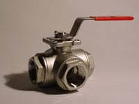 3-Wege Kugelhahn mit Innengewinde Typ KL-321 L/T